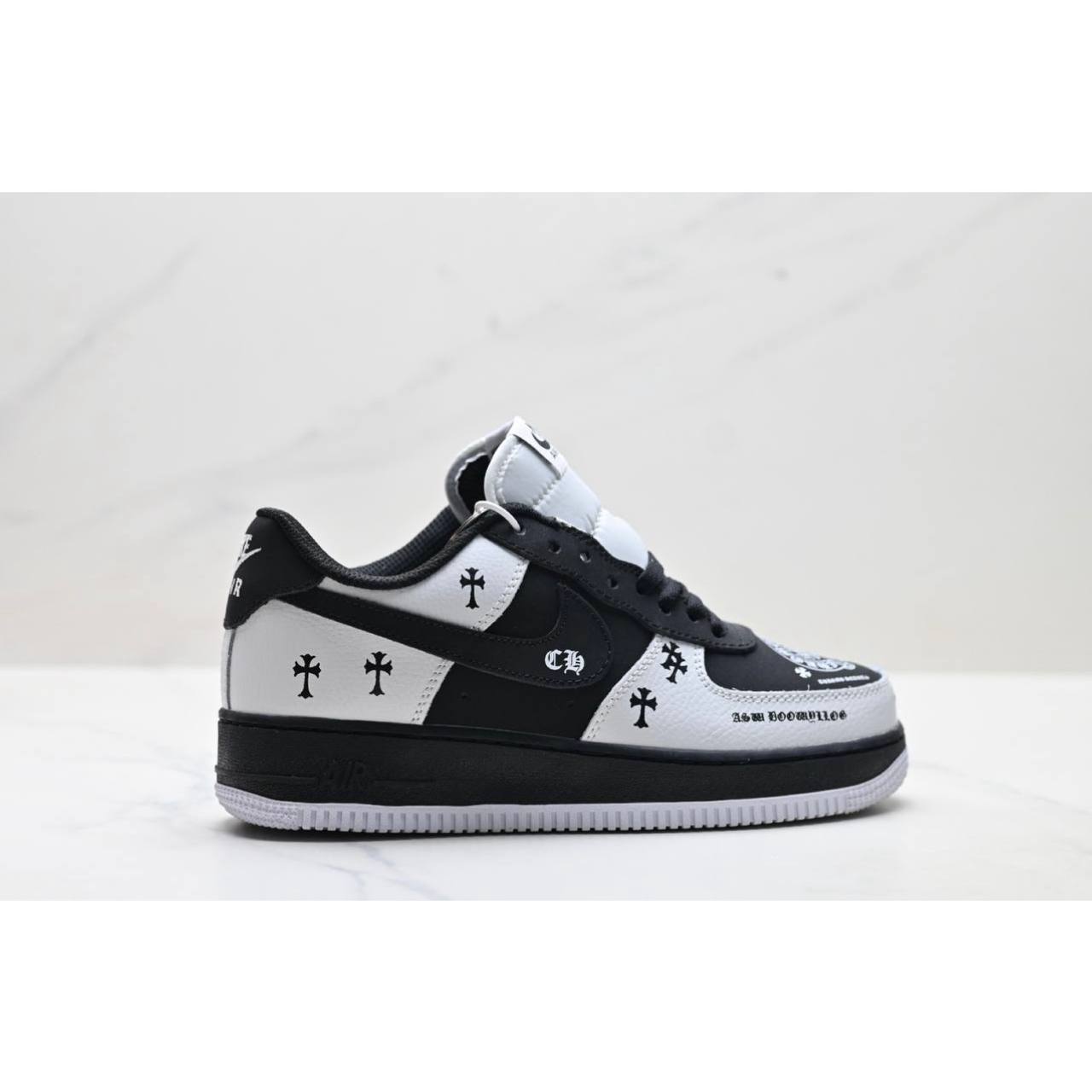 Обувки Air Force ‘07 Chrome Hearts Black/White