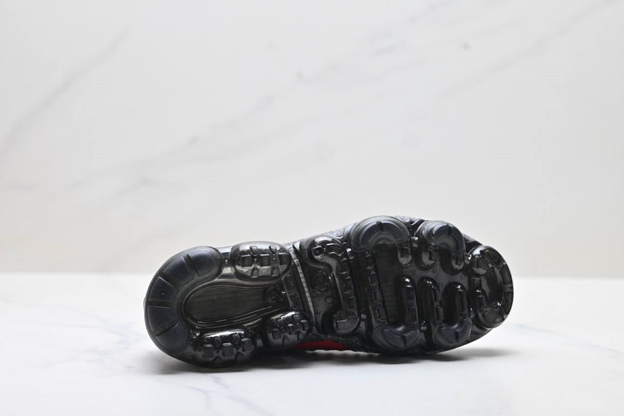 Обувки Air VaporMax Flyknit Platinum Red Black