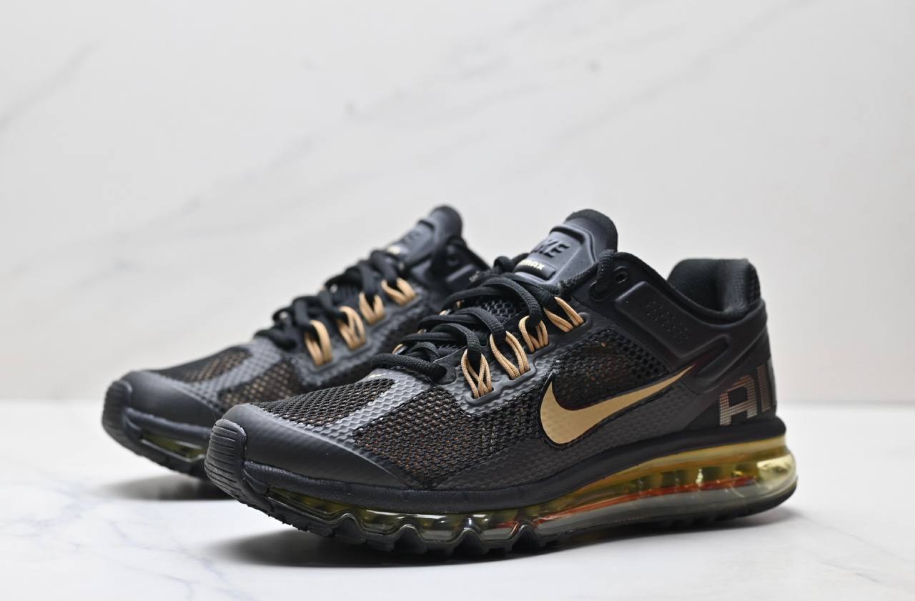 Обувки Air Max 2013 Black/ Metallic Gold-Flt Gold