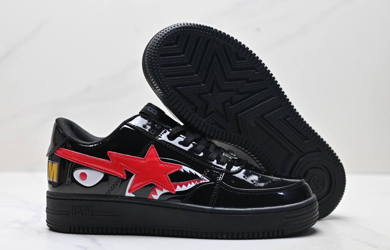 Обувки BAPE Sta Low "Shark Black"